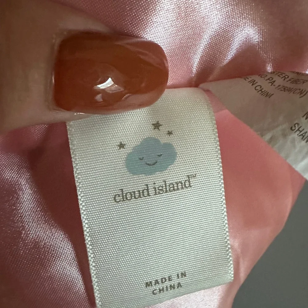 Cloud Island Baby Security Blanket Lot Flamingo Whale Elephant Bunny Lovey 4pc